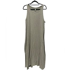 Magnolia Pearl Sleeveless Tank Maxi Dress Olive Green size one size